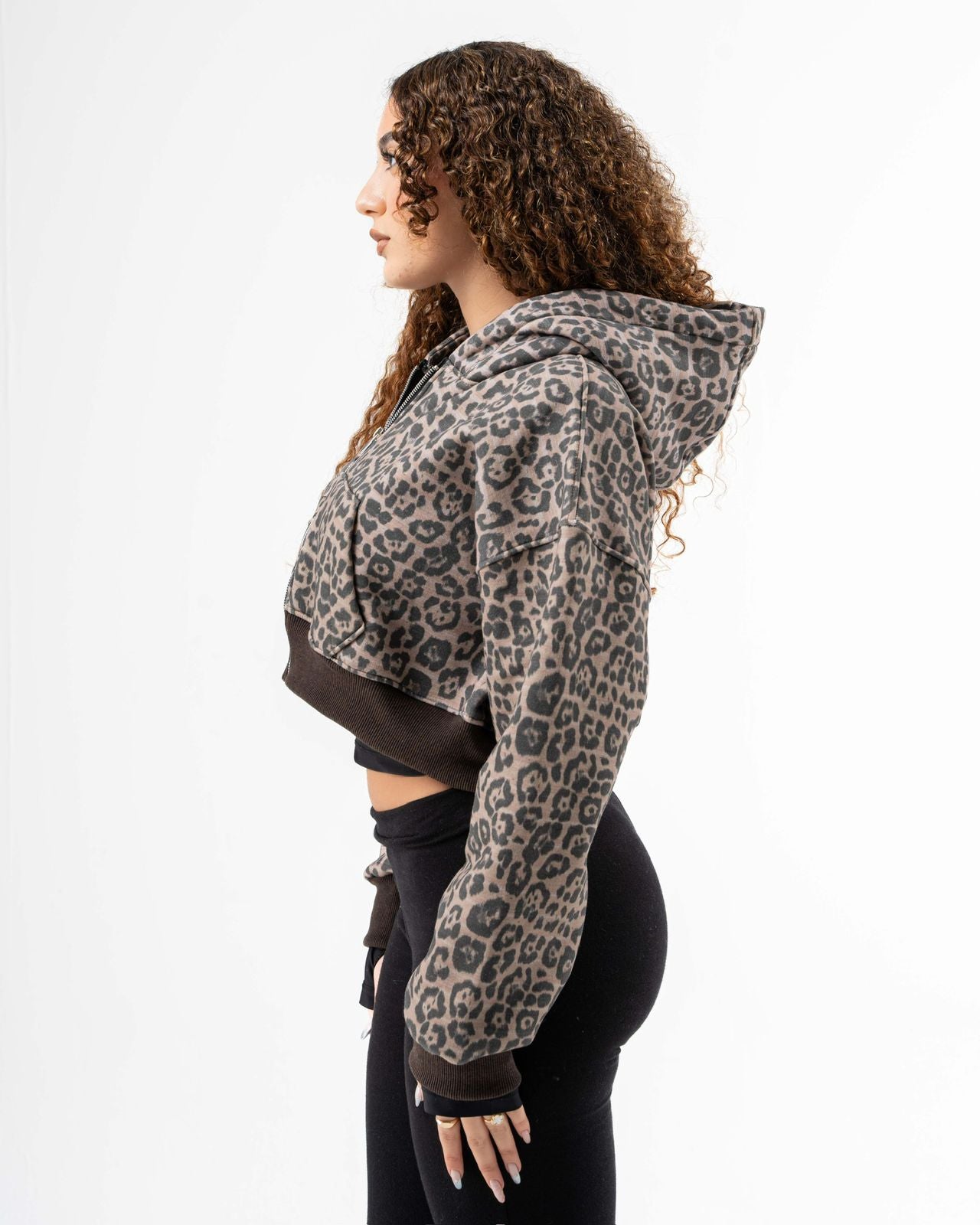 Cropped Cheetah Jacket