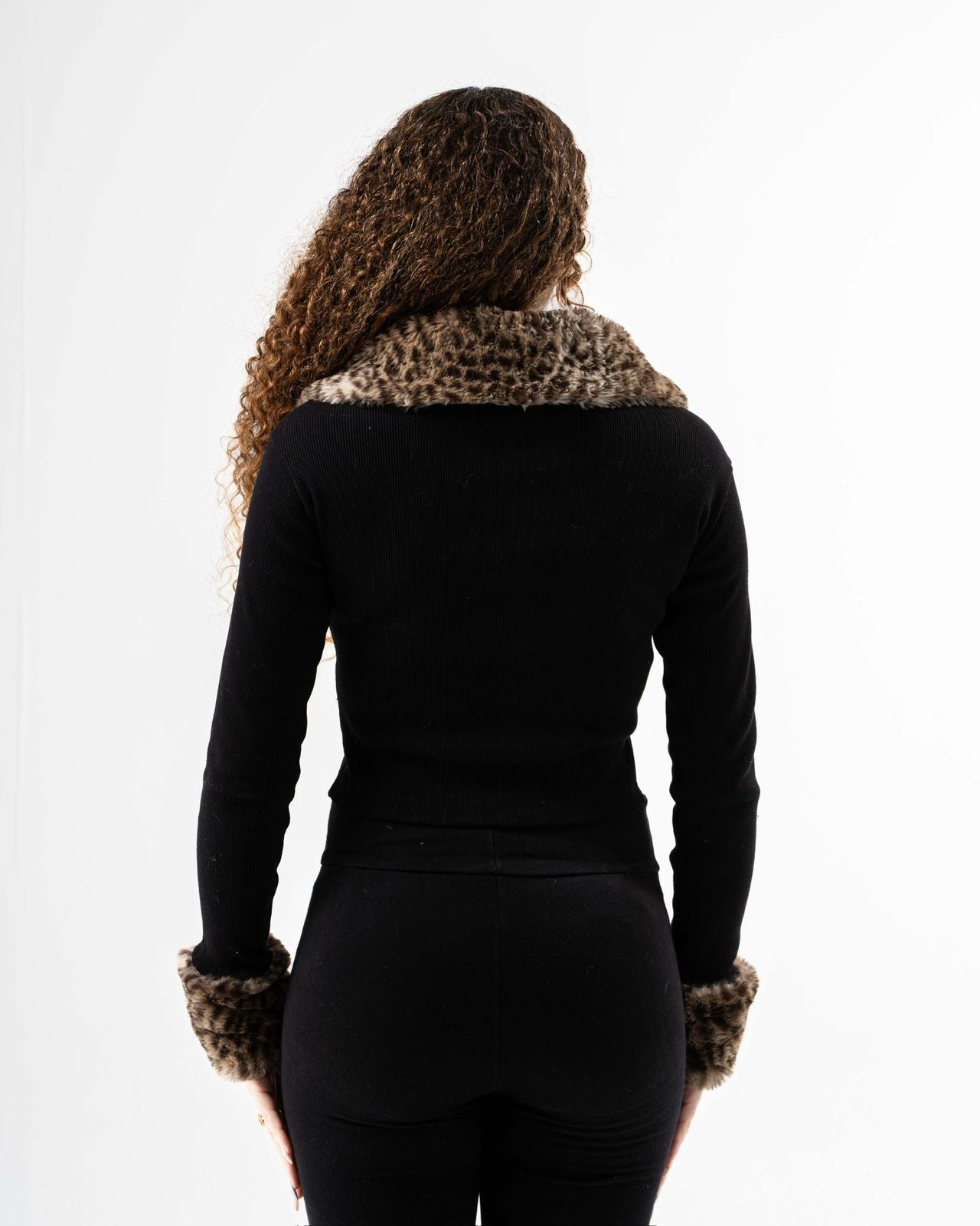 Cheetah X Fur Jacket Print 2