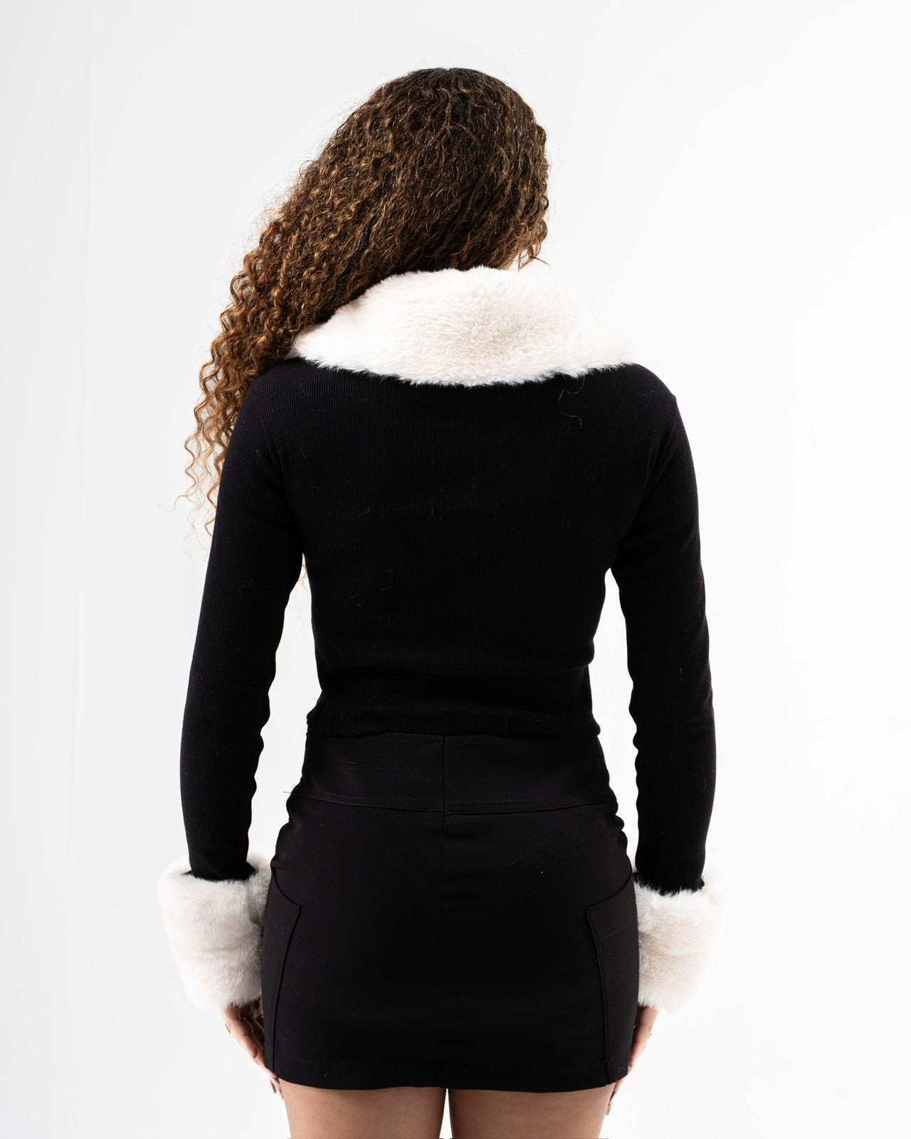 White X Fur Jacket