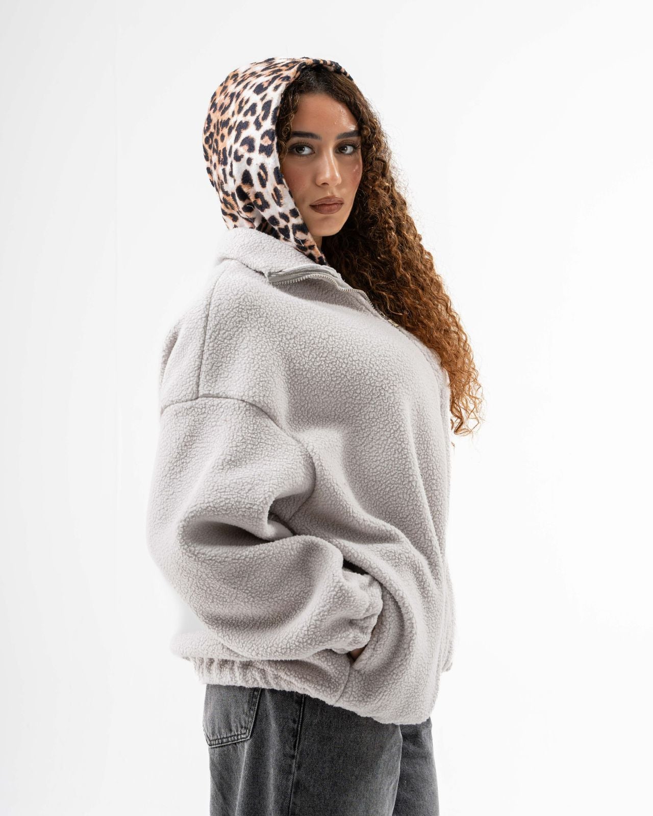 Teddy X Cheetah Jacket