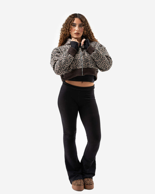 Cropped Cheetah Jacket
